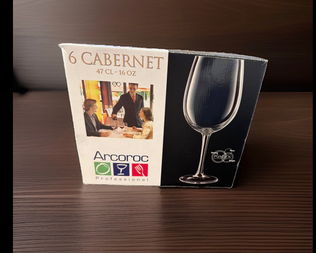 Chef & Sommelier Cabernet Wine Glasses 16oz  -47CL  6-Piece Set - New In Box