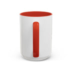 Majota Logo Accent Coffee Mug — Personalized Floral Accent 11/15oz