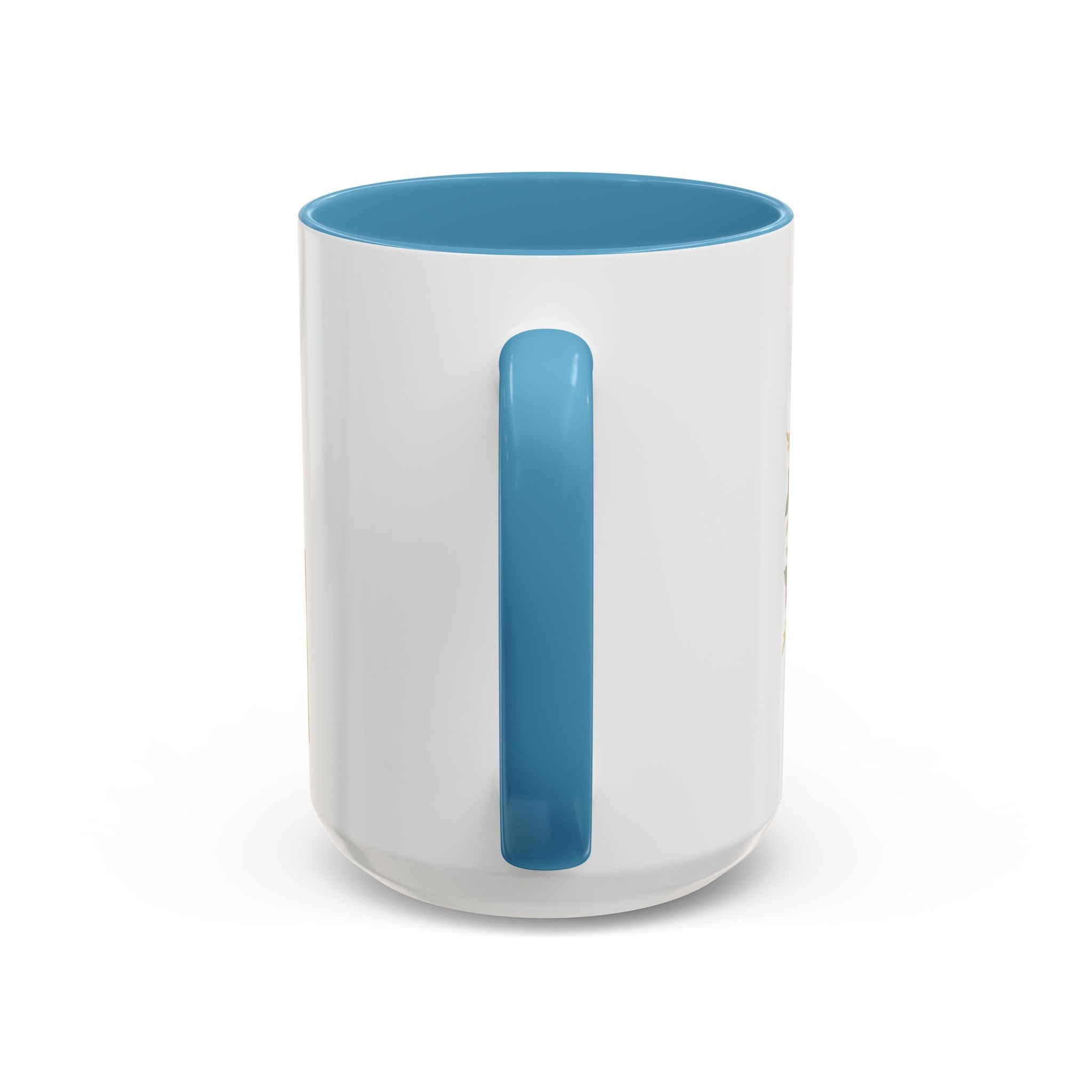 Majota Logo Accent Coffee Mug — Personalized Floral Accent 11/15oz