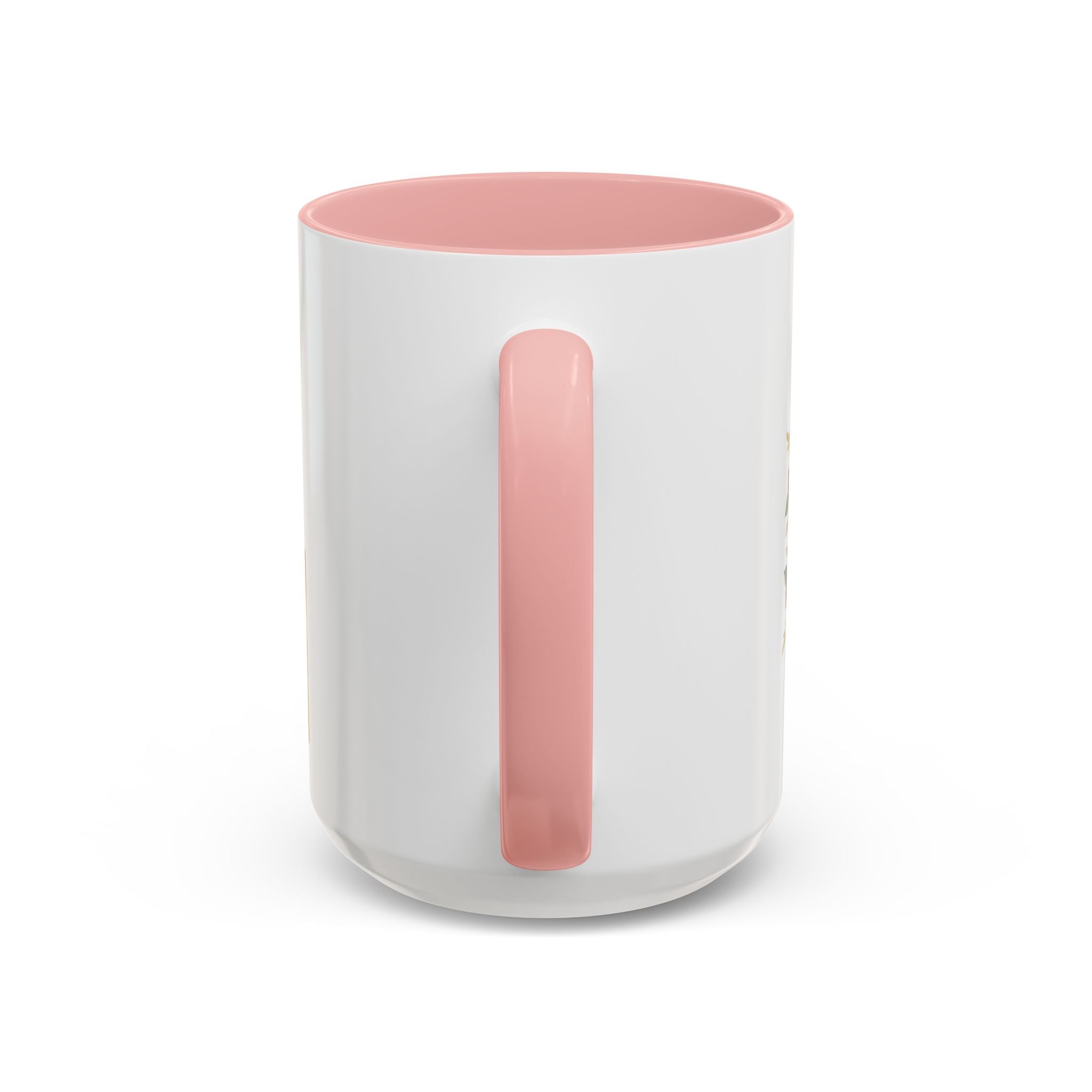 Majota Logo Accent Coffee Mug — Personalized Floral Accent 11/15oz