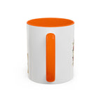 Majota Logo Accent Coffee Mug — Personalized Floral Accent 11/15oz