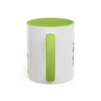 Majota Logo Accent Coffee Mug — Personalized Floral Accent 11/15oz