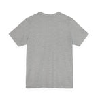 Majeta Script Frame Tee — "No Note, No Worry" White Short Sleeve T-Shirt