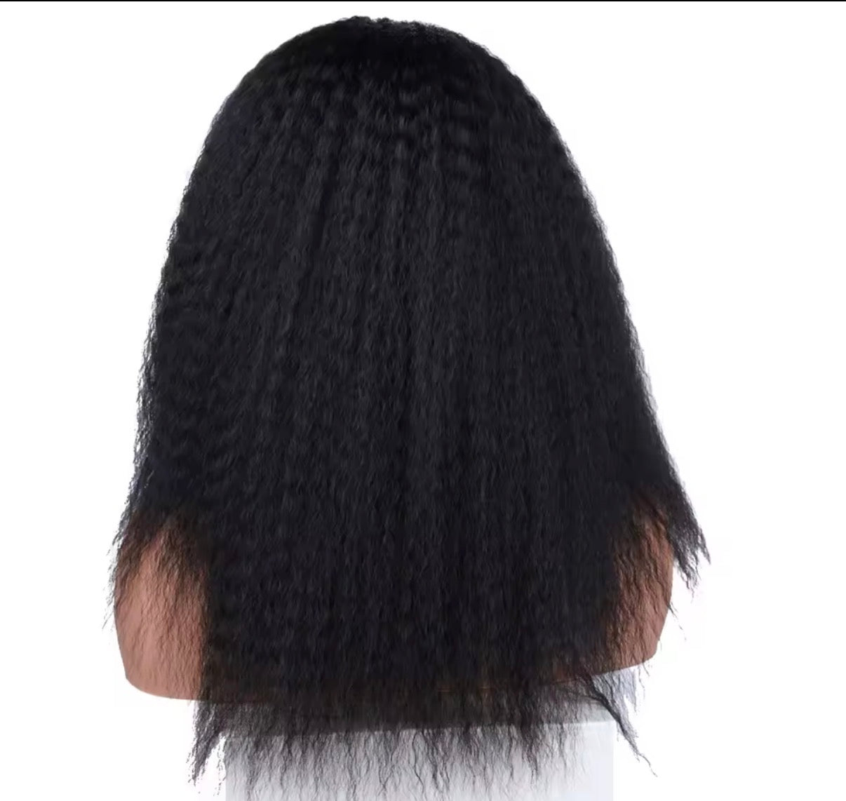 Kinky Curly Synthetic Hair Wig 14 Inch Afro Synthetic Headband Wig Shoulder Length