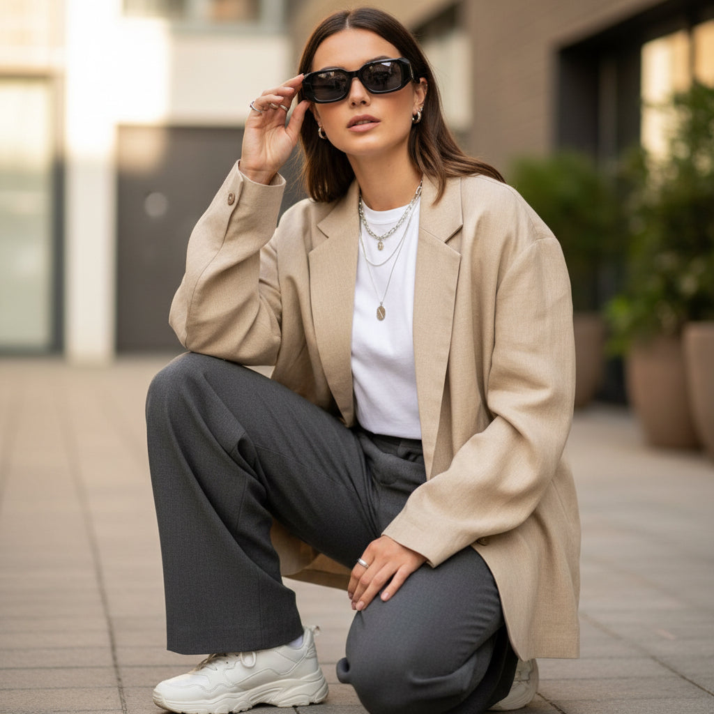 Black square sunglasses