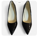 Black patent leather pointed toe pumps #heels #formalwear made by Nanbei•zuo women shoe size 38 in us 7.5