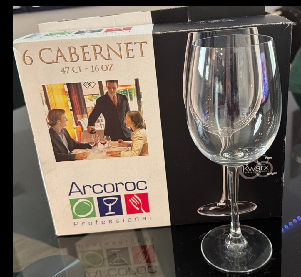 Chef & Sommelier Cabernet Wine Glasses 16oz  -47CL  6-Piece Set - New In Box