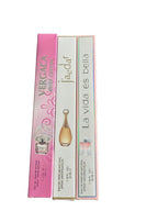 Lot of 3 Mini Eau De Parfum J’aedar, La Vied Es Bella, Vercage.